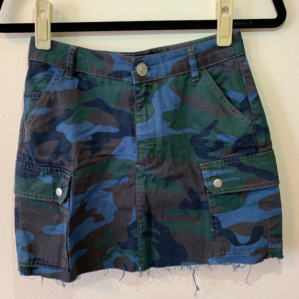 Urban Outfitters Blue Camp Skirt